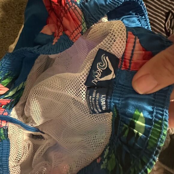 2 Pair Kanu Boys Surf Swim Trunks -Large 14/16 - Picture 7 of 7